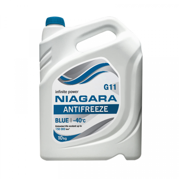 Антифриз NIAGARA BLUE G11 синий -40C - 10 л. 001001003012