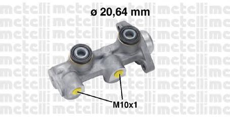 Цилиндр торм. главн. Ланос Metelli 05-0760  с ABS