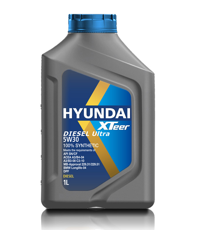 Масло HYUNDAI XTeer Diesel D800 C3 5W30 - 1 литр (229.31/229.51/229.52, Longlife-04, dexos 2)