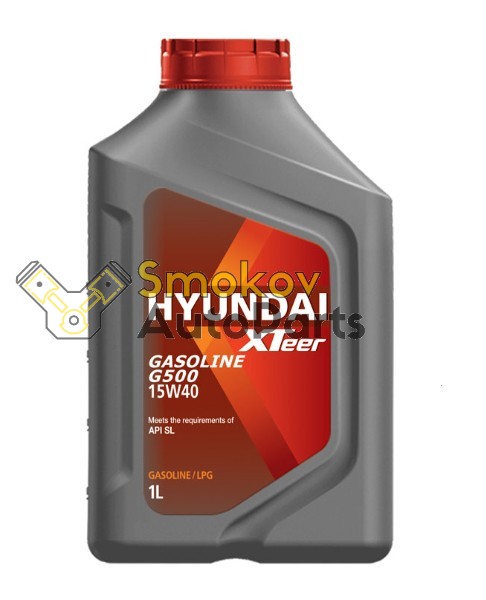 Масло HYUNDAI XTeer Gasoline G500 15W40 SL - 1 литр 1011043