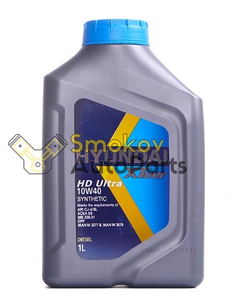Масло HYUNDAI XTeer Diesel HD 9000 E6/CK-4 10W40 CJ-4 1 литр 1011227