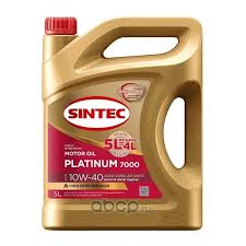 Масло SINTEC PLATINUM 7000 10W-40 A3/B4 5л Molyguard 101816