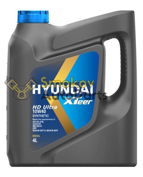 Масло HYUNDAI XTeer Diesel HD 9000 E6/CK-4 10W40 CJ-4  4 литра 1041006