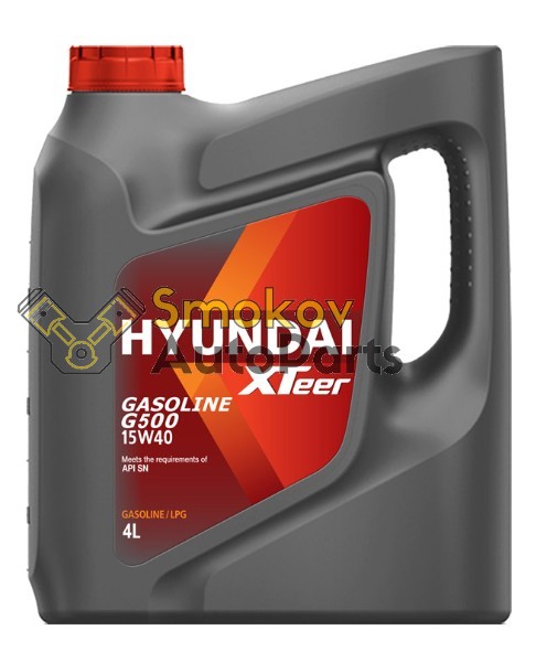 Масло HYUNDAI XTeer Gasoline G500 15W40 SL - 4 литра  1041043