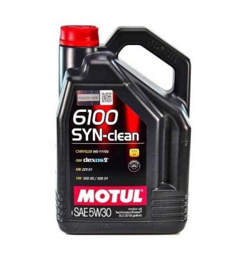 Масло MOTUL 6100 5w40  SYN-CLEAN 4л. 107942
