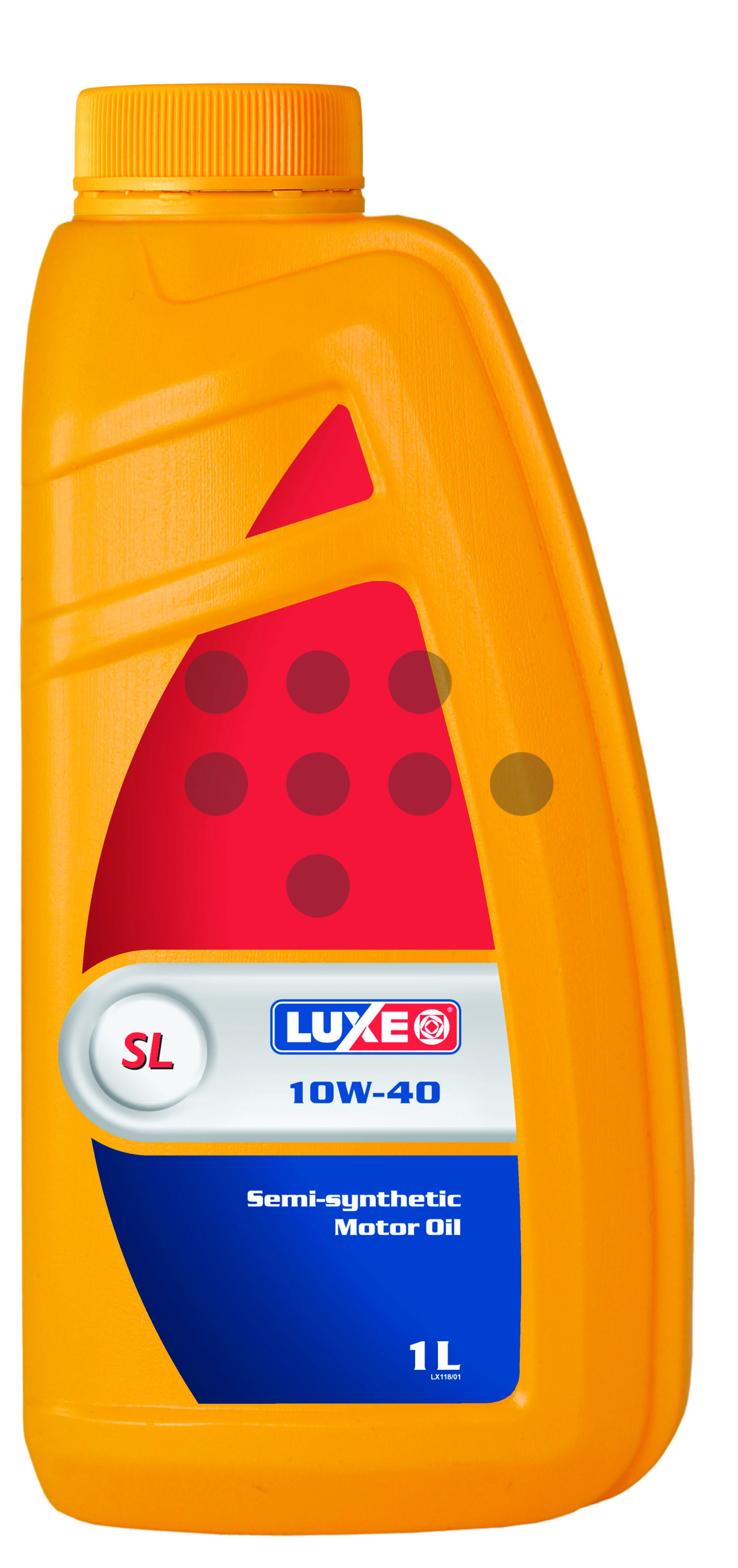 Масло LUXE 10W40 1л. SG/CD (полусинт) желтая 118