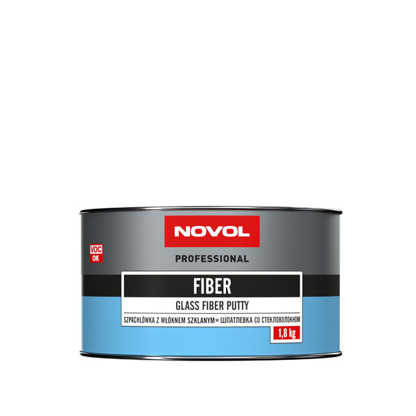 Шпаклевка Novol 600гр  со стекловолокном NOVOL1222 FIBER