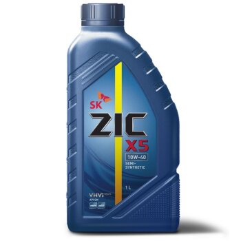 Масло ZIC X5 10W40 SP полусинт. 1л 132622