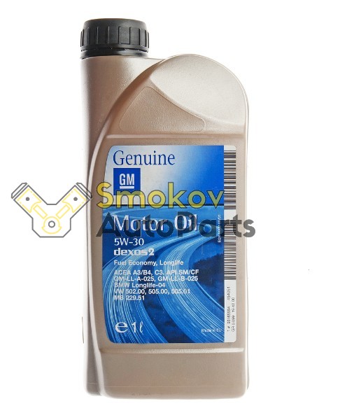 Масло GM 5W30 1л 1942000  95599919 EU