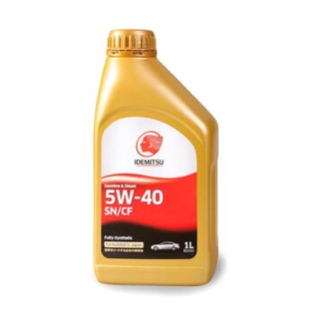 Масло Idemitsu 5W40 SN/CF-5 Fully-Synthetic - 1 литр 30015048-724