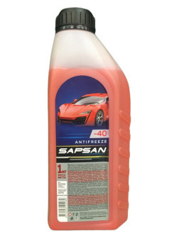 Тосол-антифриз А-40 Sapsan G-12 красный 1кг 60004