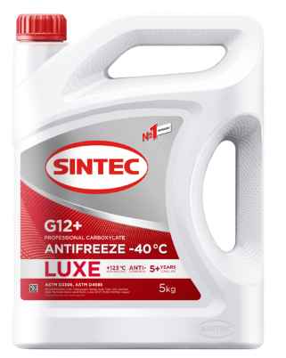 Тосол-антифриз SINTEC Lux G12 красный -40 5 кг 614503.