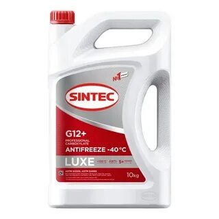 Тосол-антифриз SINTEC Lux G12 красный -40 10 кг 614504