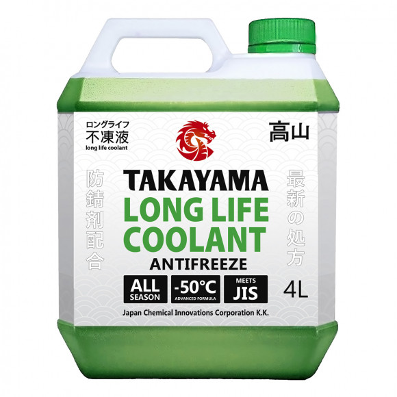 Takayama Antifreeze Long Life Coolant green -50 4л TAKAYAMA 700504