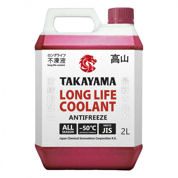 Takayama Antifreeze Long Life Coolant red -50 2л TAKAYAMA 700507
