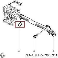 Кольцо уплотнительной системы охл. саксафона Renault 7703065311