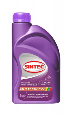 Тосол-антифриз SINTEC УНИВЕРСАЛЬНЫЙ -40 1кг 800533