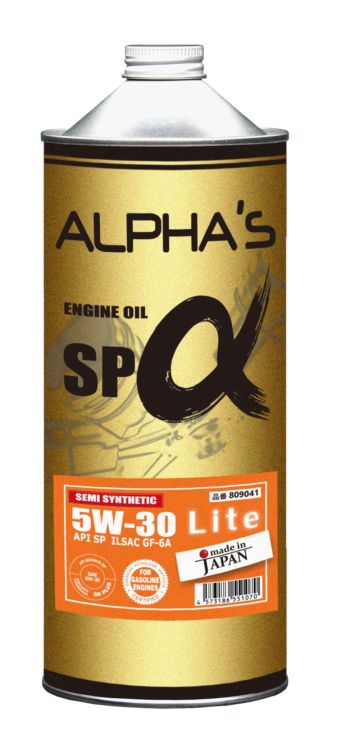 Масло ALPHAS 5W30 1л. SP Lite (ПОЛУСИНТЕТИКА) 809041