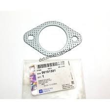 Прокладка глушителя LANOS 1,5 (ДВА БОЛТА)( Parts-Mall P1N-C007 96181581