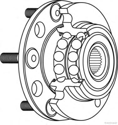 Стопорное кольцо подш.передн. ступ. LACETTI, NUBIRA GM 96207566