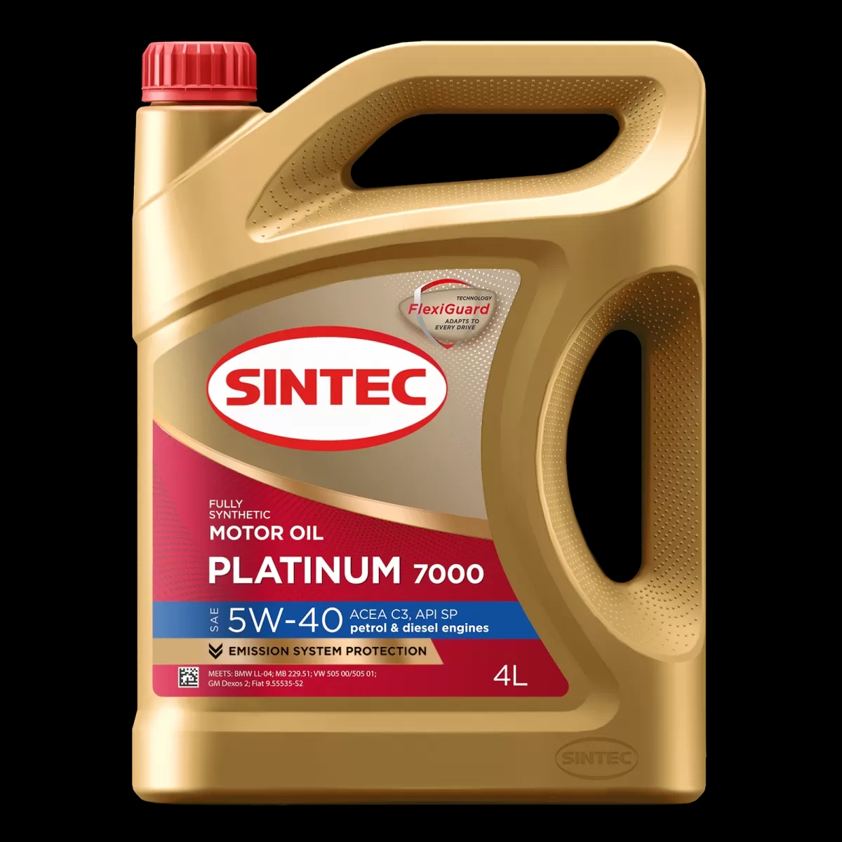 Масло SINTEC PLATINUM 7000 5W40 ACEA C3 API SP 4л
