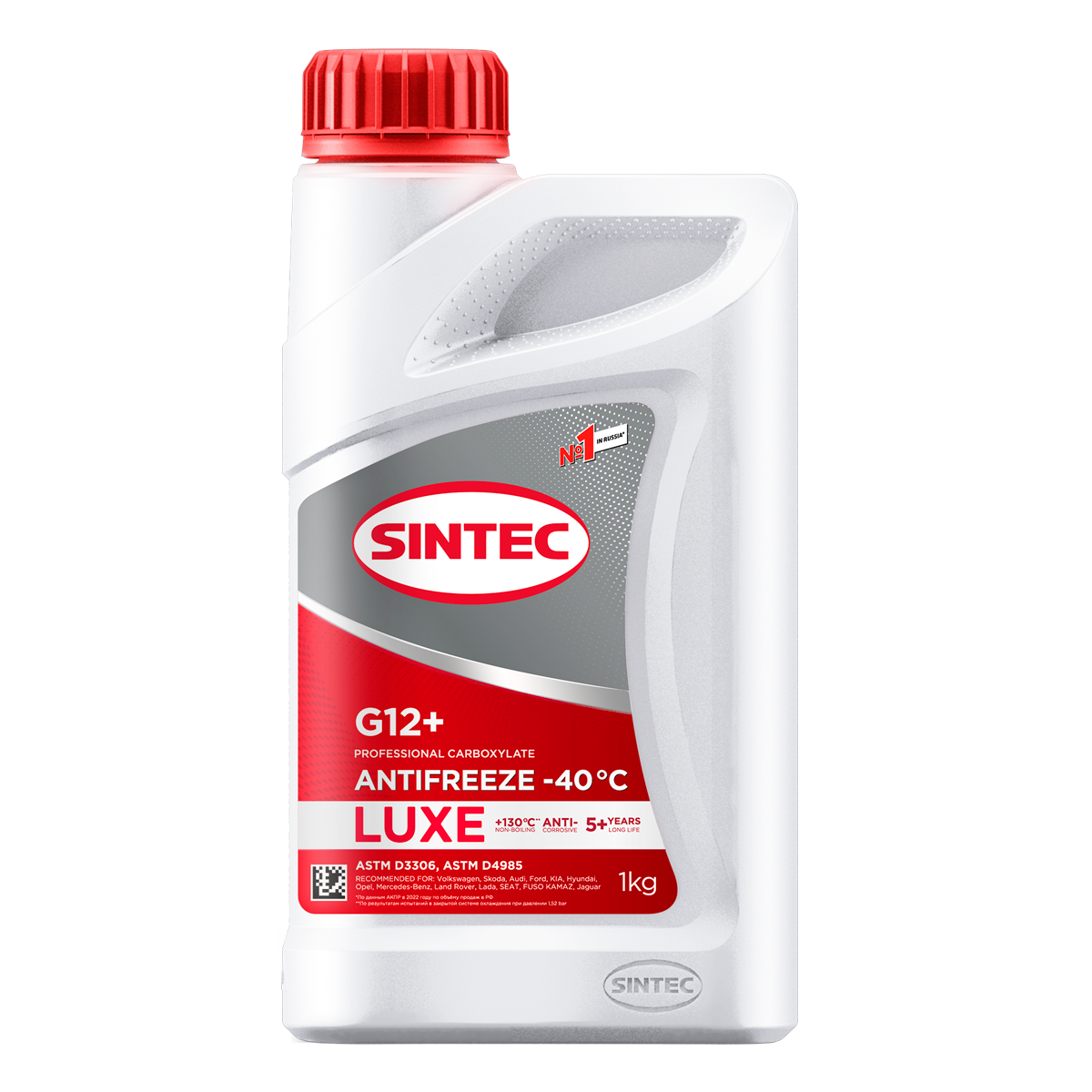 Тосол-антифриз SINTEC Lux G12 красный -40 1 кг 613500