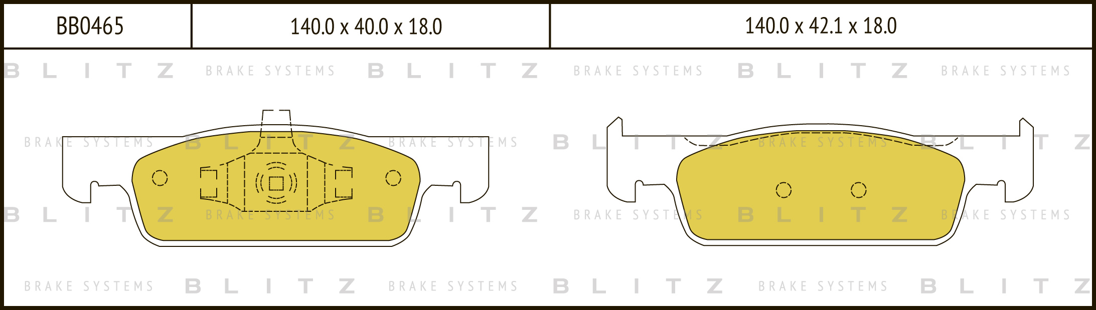 Колодка торм. RENAULT LOGAN II 16V 14- перед. II/Sandero II 1.2-1.5 12- BLITZ BB0465