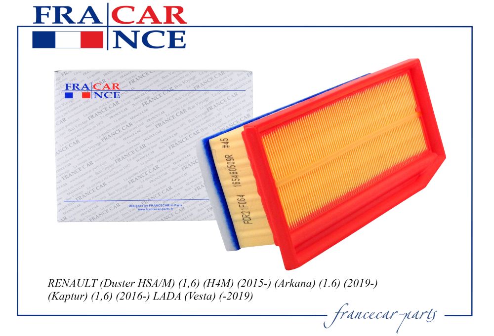 Фильтр воздушный Lada X-Rey FCR21F064 FRANCECAR (AP1357)