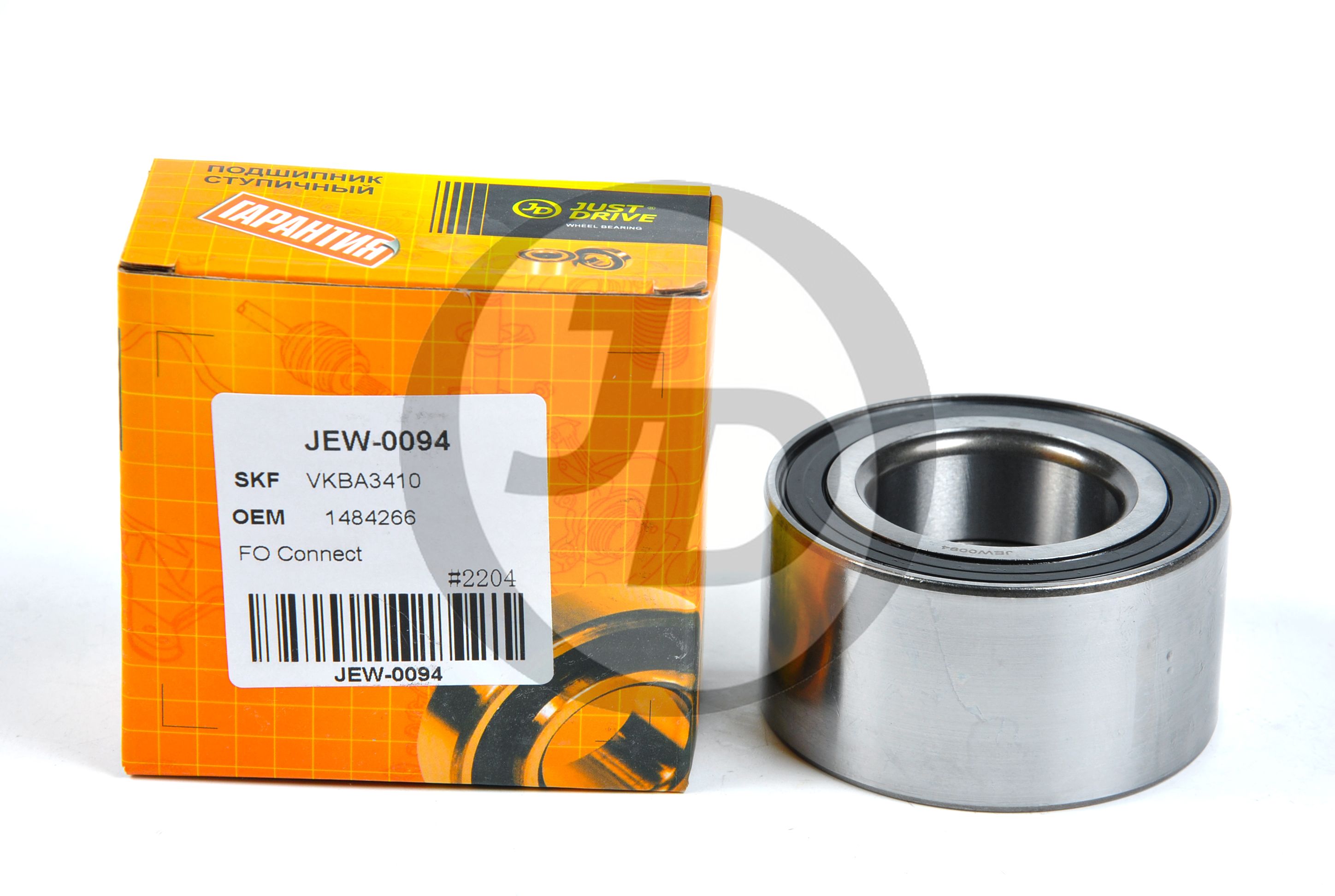 Подшипник ступицы передн. CHEVROLET Lacetti 15, OPEL, FORD (39x74x39) JD JEW0094