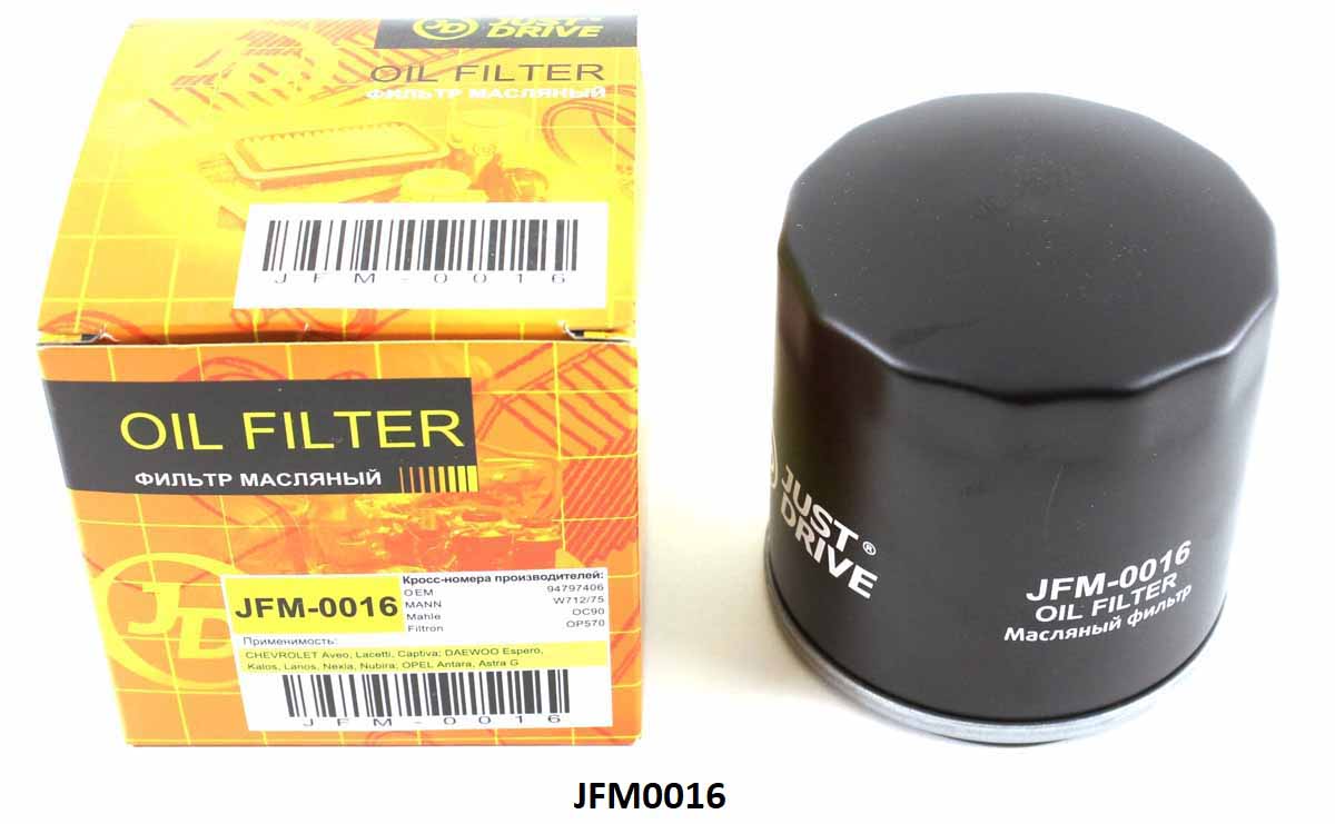 Ф.масл. JD JFM0016 Lanos/Aveo/Lacetti/Nubira/Nexia (OP570)