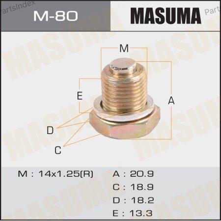 Пробка поддона МАГНИТНАЯ RENAULT MASUMA М14*1,25