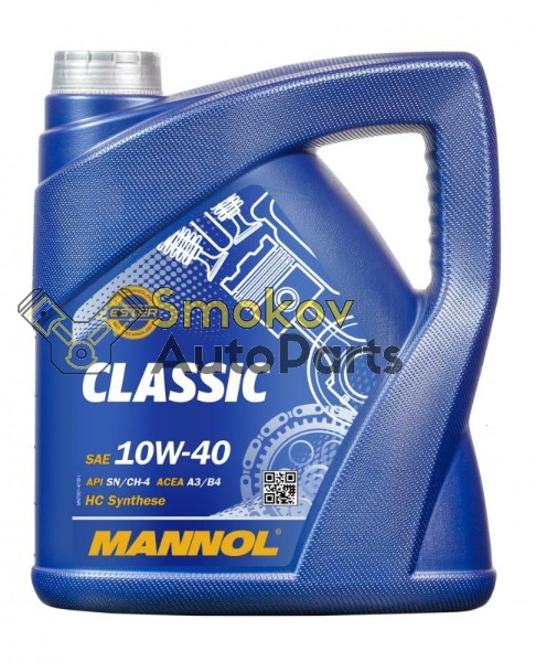 Масло Mannol CLASSIC 10w40 SL/CF 4л. 1101 MN7501-4
