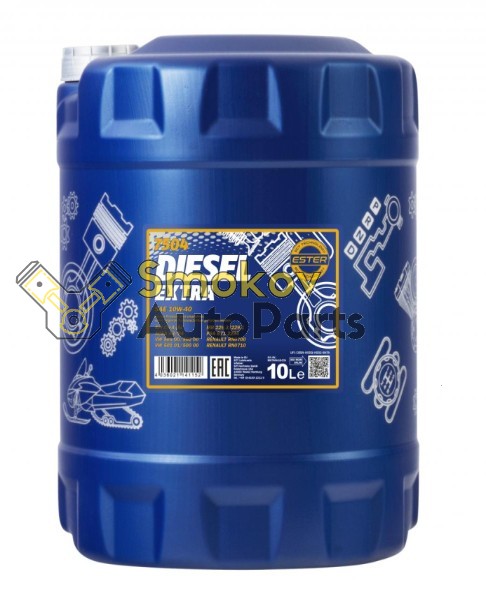 Масло MANNOL Diesel Extra SAE 10W40  (10л.) 1281
