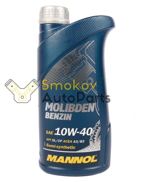 Масло MANNOL MOS Benzin 10w40 1л 75051 пластик