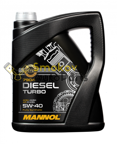 Масло MANNOL Diesel Turbo CG-4/SJ  5W40  (5л.) MN7904-5 1011