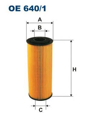 Ф.масл. Filtron OE 640/1 (КАТРИДЖ) AUDI, VW
