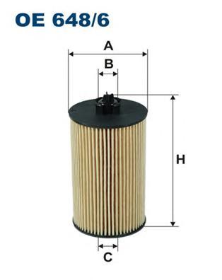 Фильтр масляный картридж FILTRON OE6486