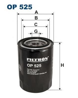 Ф.Filtron OP525 Ауди Сеат WV (94x72x62,5xUNF 3/4-16x139)