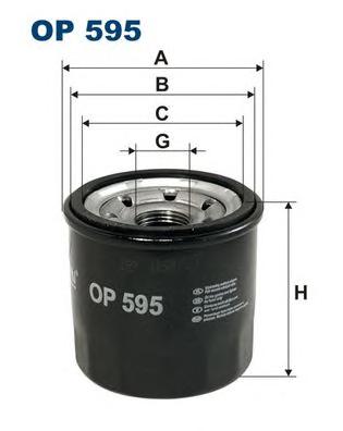Ф.масл. Filtron OP595 Hyundai/Kia/Mazda/Mitsubishi/Nissan (M 20x1,5)