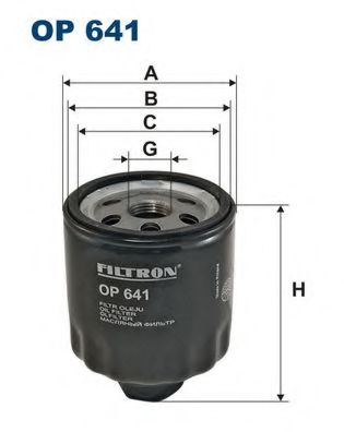 Фильтр масляный VW GROUP FILTRON OP641