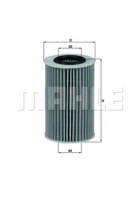 Ф.масл. катридж OX436D (OE674/4)  ECO  MAHLE