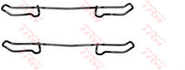 Комплект монтажный тормозных колодок DAEWOO ARANOS 1995 - 1997, ESPERO 1995 - 1999  PFK241 TRW