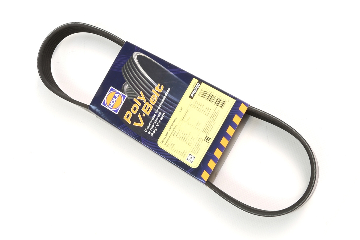 Ремень генератора ВАЗ 21082 инж. 6PK700 (пр-во HOLA PH6700)
