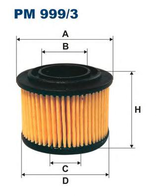 Фильтр топл. газ. оборудование BRC (пр-во WIX-Filtron) WF8343/PM999/3