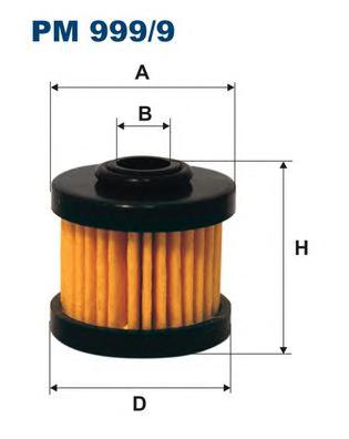 Фильтр топл. газ. оборудование ROMANO (пр-во Filtron) PM999/9 (115650)