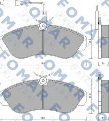 Колодка торм. Fiat Ducato/CitroenJamper/Peugeot Boxer (1.8t) 94-01перед. SCT SP183
