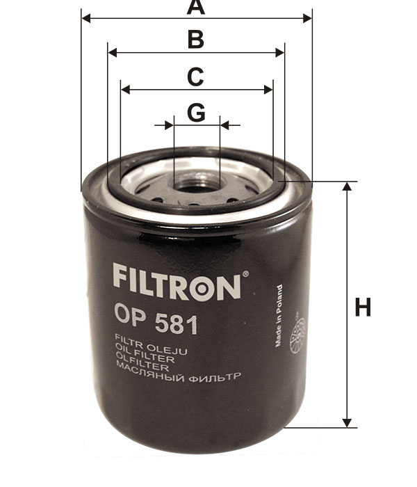 Ф.Filtron OP 581 Nissan