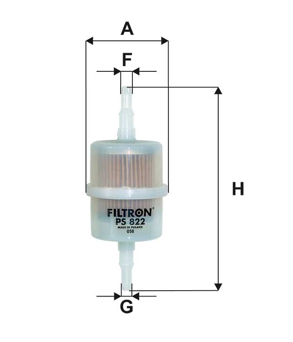 Фильтр топл. PS822 Filtron
