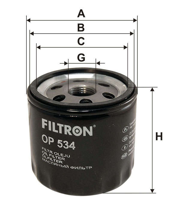 Ф.масл Filtron OP 534
